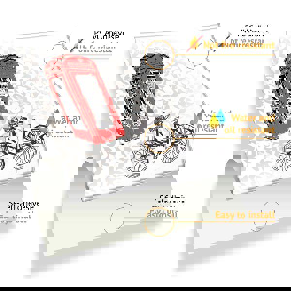 WT1524 Londoners Tiles Mix Wall Stickers - 15 cm x 15 cm - 24 pcs.