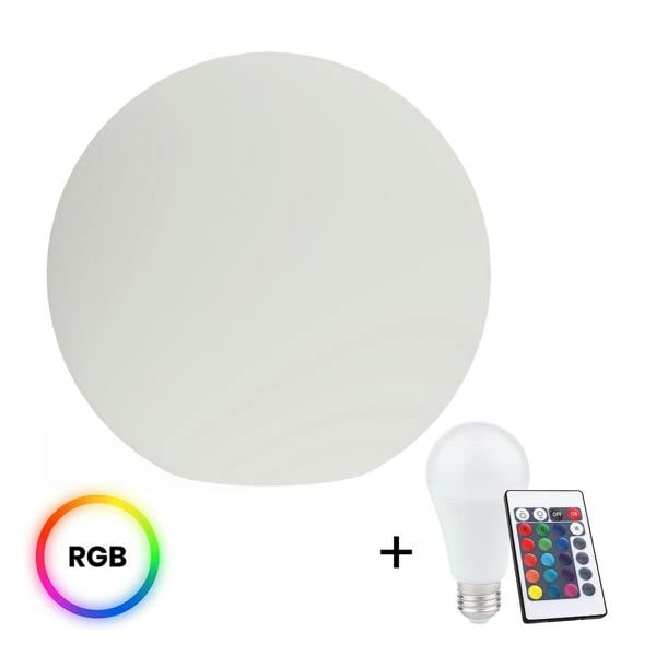 Milagro Globo Fi300 Garden Ball + RGB A60 10W Bulb + Remote Control