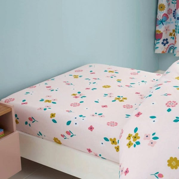 Flower Garden Fitted Sheet - Happy Linen Company