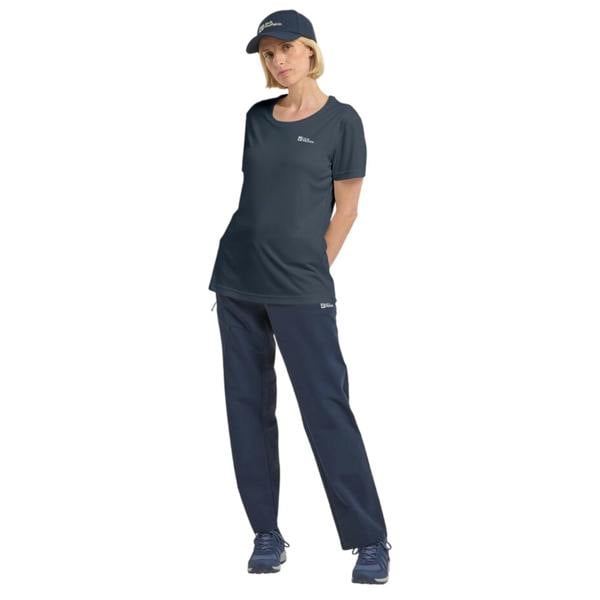 Jack Wolfskin Womens/Ladies Tech Regular T-Shirt - Midnight Blue - 