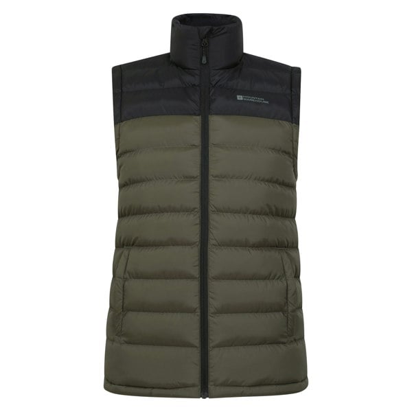 Mountain Warehouse Mens Seasons II Padded Gilet - Khaki Green