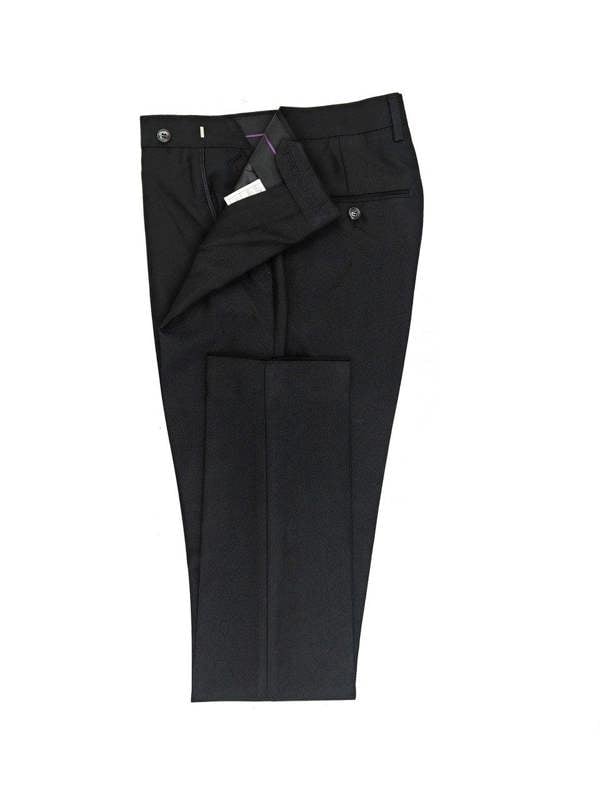 Black 3-Piece Slim Fit Suit Trousers