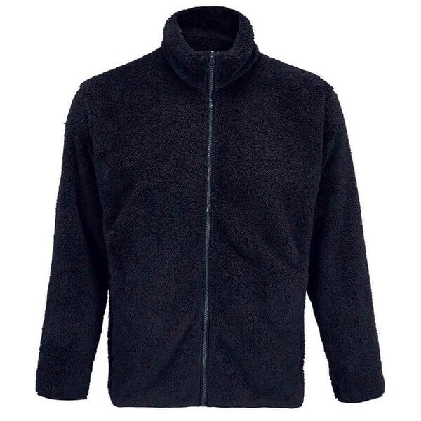 SOLS Unisex Adult Finch Fluffy Jacket - Navy