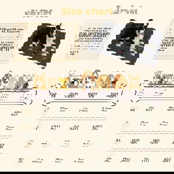 SKYLOS Dog Bed Mattress Soft Plush Cat Bed Non Slip Pet Crate Mat Small Large M