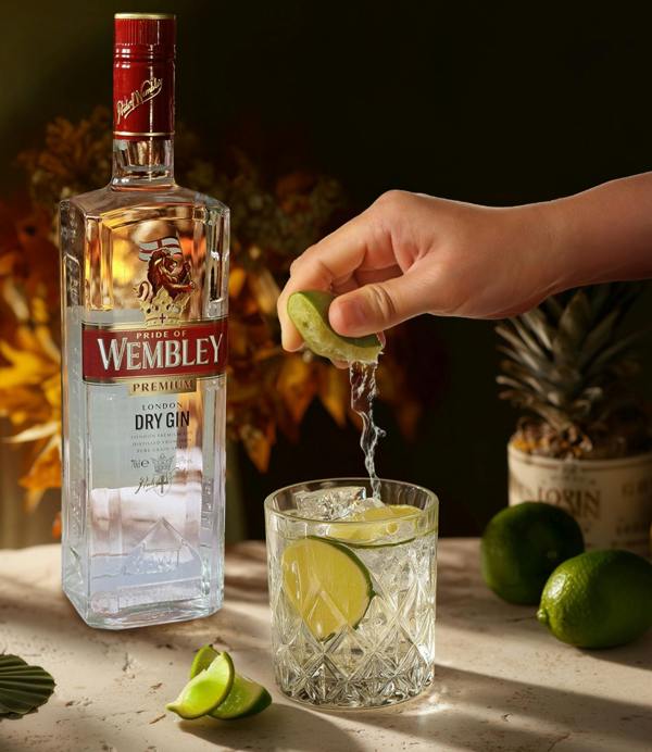 Wembley London Dry Gin Premium Gin 1ltr