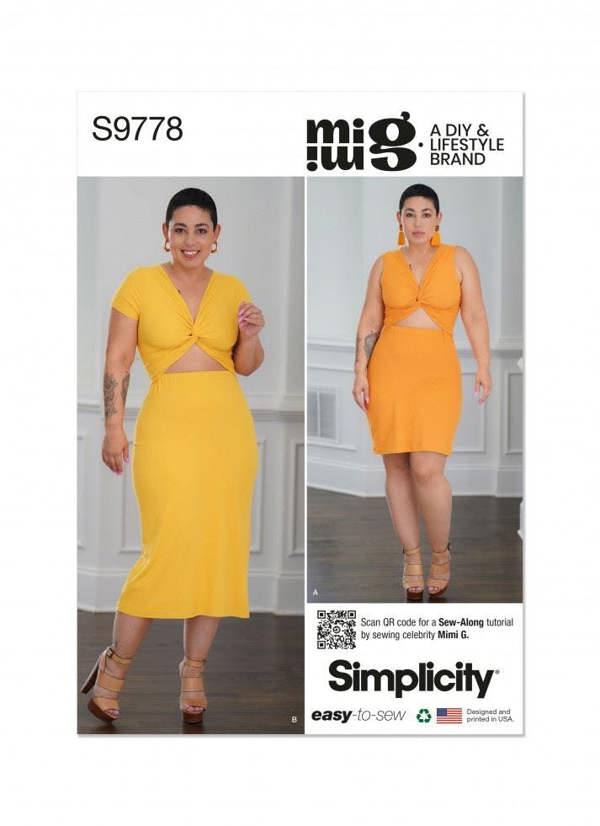 Simplicity Sewing Pattern 9778, Dresses for Women, K5 (8-10-12-14-16) - Easy