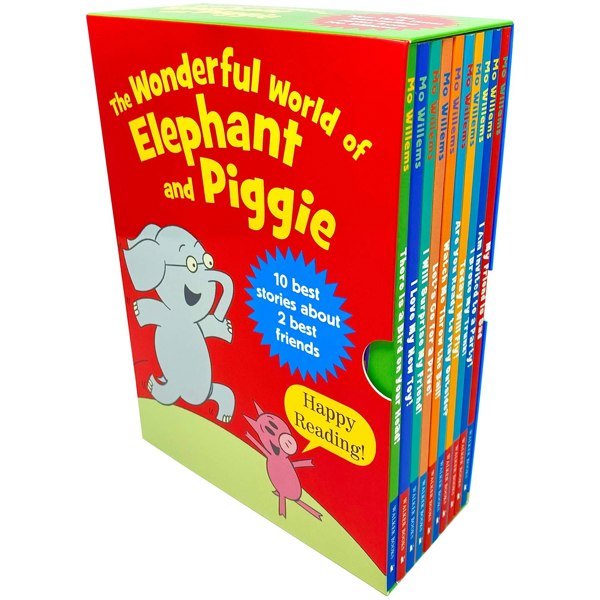 Walker Books The Wonderful World of Elephant and Piggie Series 10 Books Collection by Mo Willems