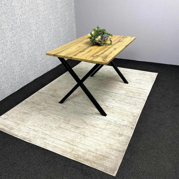 Kosy Koala Wooden Dining Table With Metal Legs for Dining Room, Work, or Study