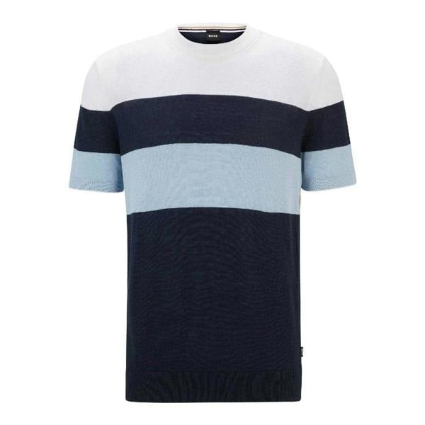 Boss Mens Tramonte T-Shirt - Dark Blue