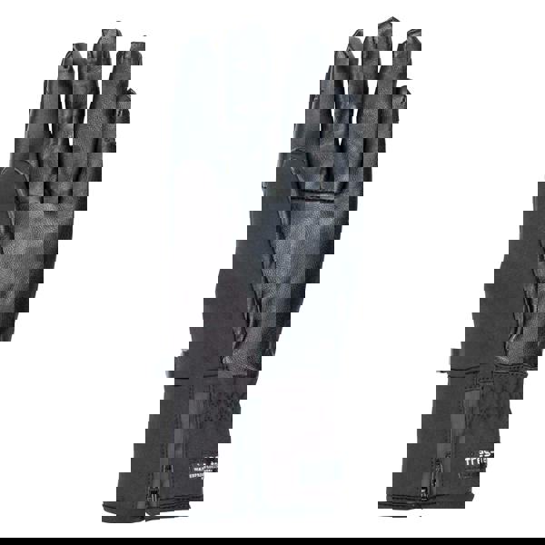 Trespass Unisex Adult Alpini Waterproof Leather Palm Gloves - Black