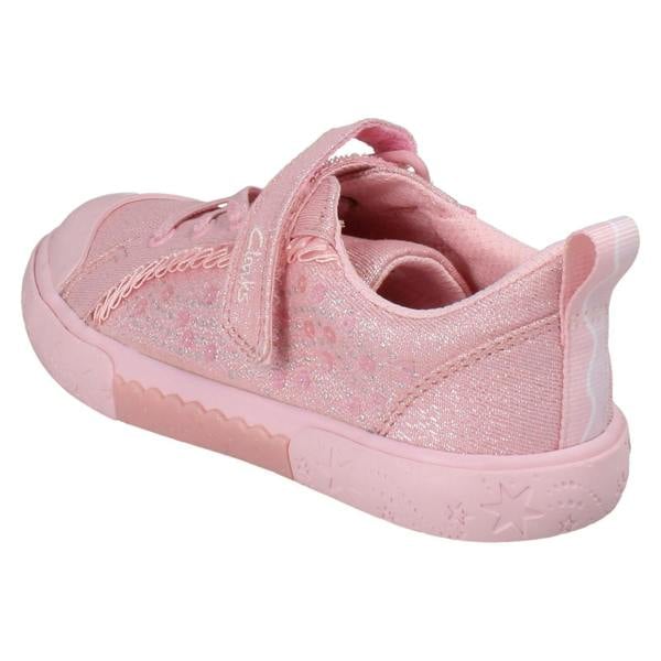 Clarks Girls Clarks Canvas Foxing Gleam