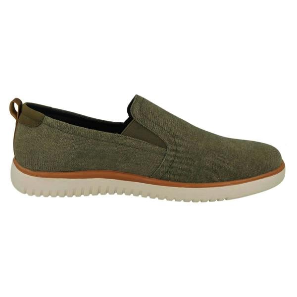 Hush Puppies Mens Hush Puppies Lightweight Canvas Shoes Danny Slip On