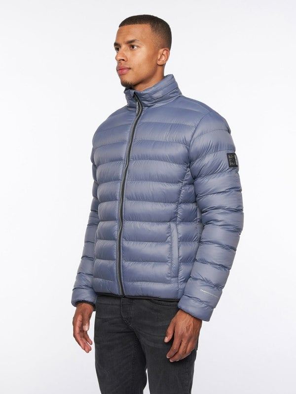 Duck and Cover Sheemy Padded Jacket Denim Blue