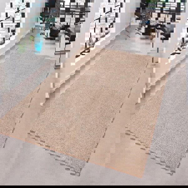 The Rugs Modern Plain Velour Rug - Quality & Comfort