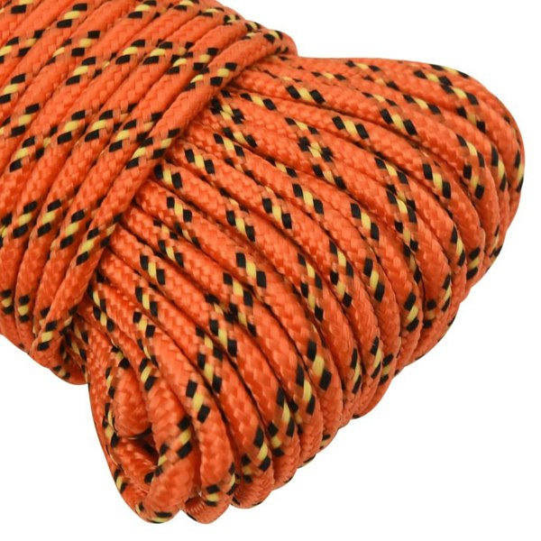 Berkfield Boat Rope Orange 3 mm 250 m Polypropylene