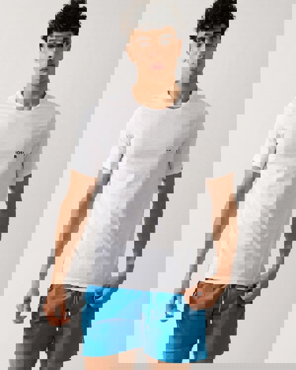 BOSS Orange Mens Three-Pack of Cotton Underwear T-Shirts with Logo Embroidery - Open Miscellaneous 965