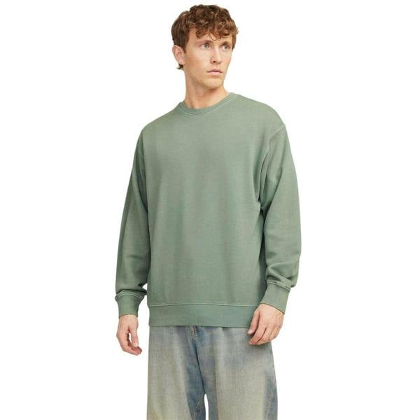 Jack And Jones Unisex Adult Faded Drop Shoulder Sweatshirt - Iceberg Green - 