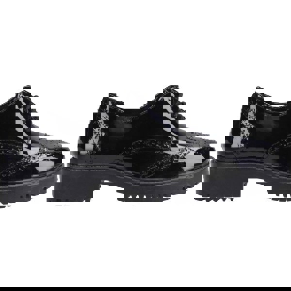 Hush Puppies Athena Patent Leather Girls's Black Brogues