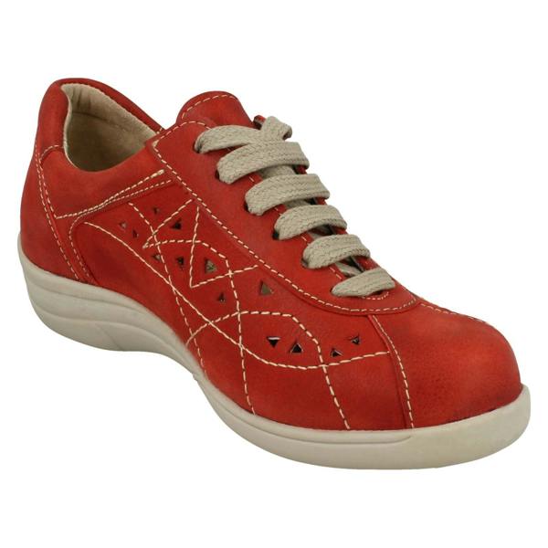 DB Shoes Ladies Easy B Lace Up Flat Casual Shoes Hornsea