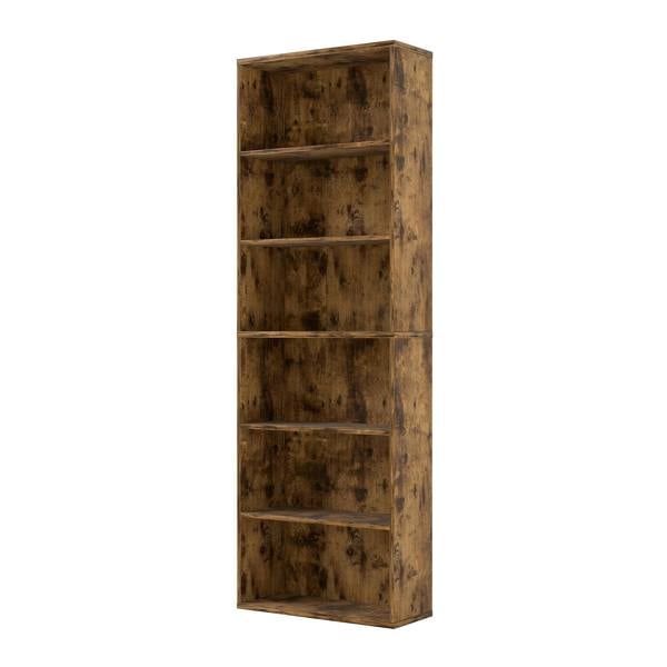 Levede 6 Tier Book Shelf Storage Shelves Bookcase Display Unit Organizer Cabinet