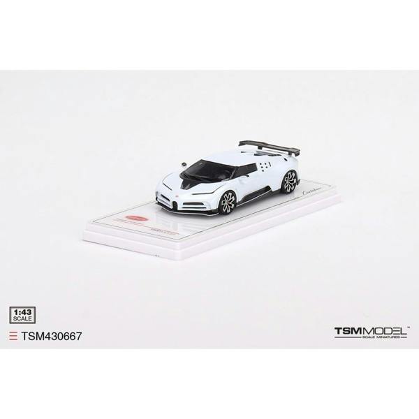 MCSlots Bugatti Centodieci White 1:43 Scale TSM430667