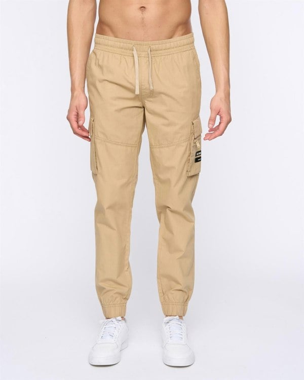 Duck and Cover Chesser Jog Pants - Stone