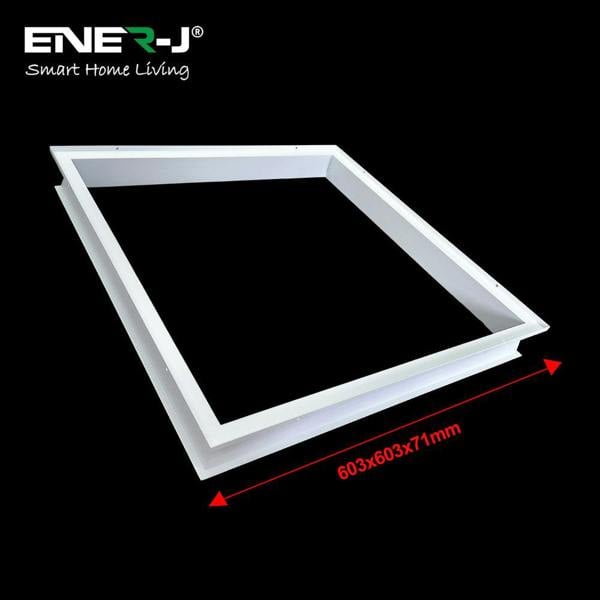 ENER-J Recessed Deep Frame for 60x60cms LED Panels | Pack of 4