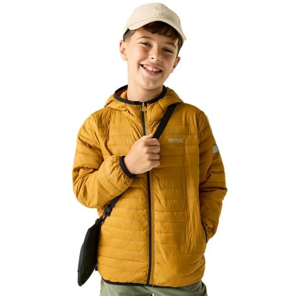 Regatta Childrens/Kids Hillpack Hooded Jacket - Wood Brown - 