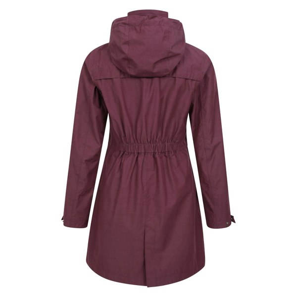 Mountain Warehouse Womens/Ladies Cloudburst Textured Waterproof Jacket - Burgundy