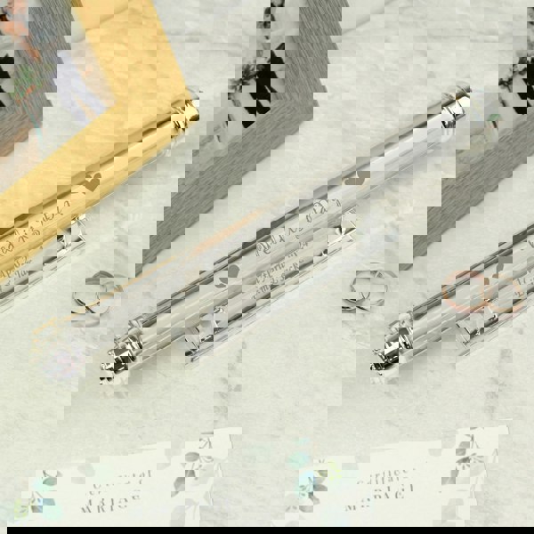 Personalised Memento Company Personalised Wedding Day Silver Plated Certificate Holder