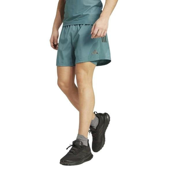 Adidas Mens Own The Run 2 in 1 Running Shorts - Teal - 