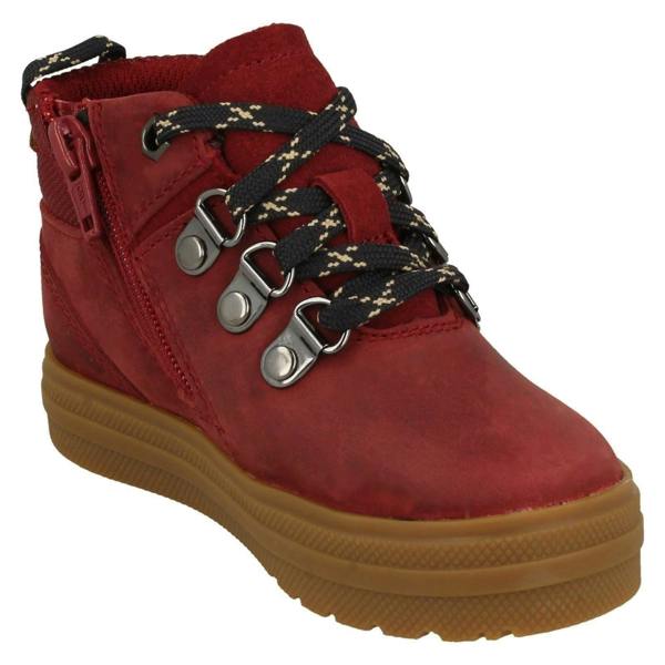 Clarks Boys Clarks Lace Up Detailed Ankle Boots Nova Hike T