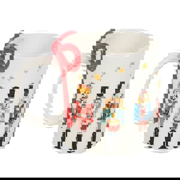 Serano Nutcracker Print Mug with Bow