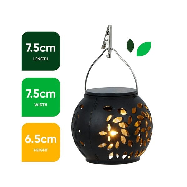 Gardenwize Pack of 4 Hanging Versatile Solar Lanterns – 2-in-1 Tabletop & Hanging LED Garden Lights