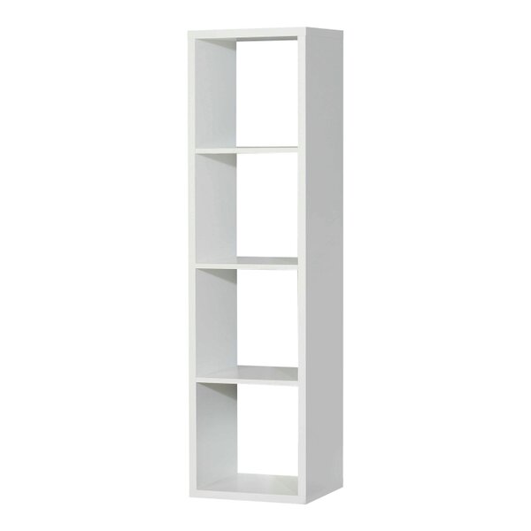 Wyld Haus Shanghai Matt White 4x1 Storage Unit 4 Shelves