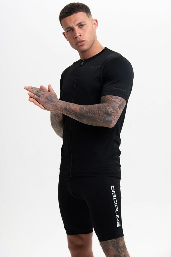 Discipline 365 Black Cycle Jersey Top