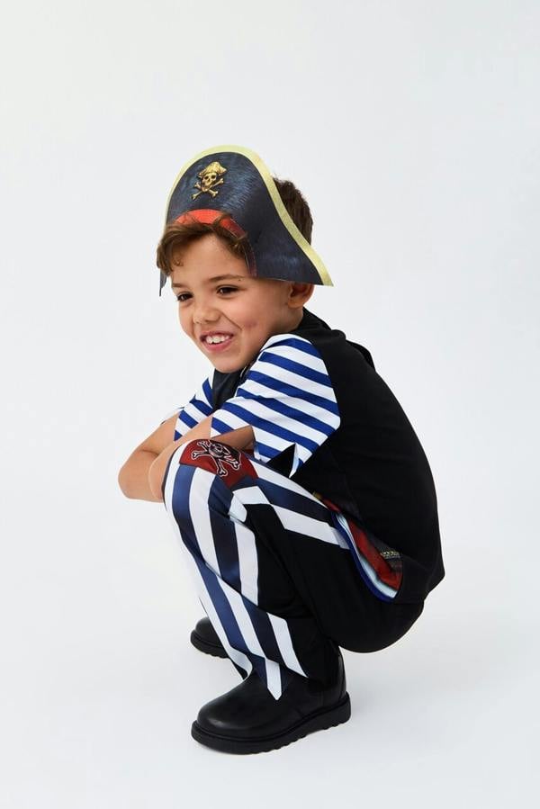 Vanilla Underground Blues Group Boys Multicoloured Pirate 3 Piece Costume