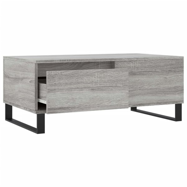 Berkfield Coffee Table Grey Sonoma 90x50x36.5 cm Engineered Wood
