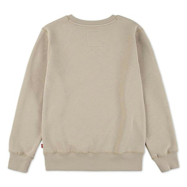 Levis Childrens/Kids Batwing Logo Crew Neck Sweatshirt - White/Red - 