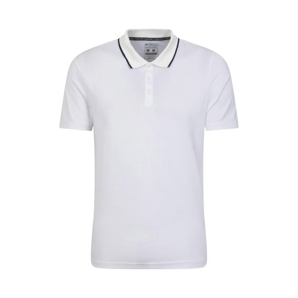 Mountain Warehouse Mens Tournament IsoCool Polo Shirt - White