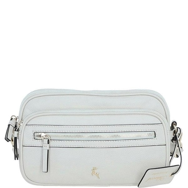 'Sogno di Cuoio' Compact Twin Zip Crossbody Bag: X-35