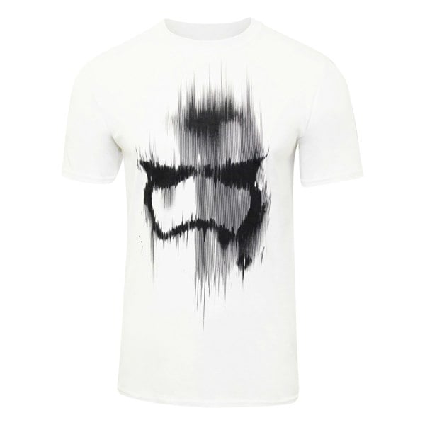 Star Wars Mens Trooper Mask T-Shirt - White