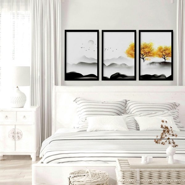 Wall art Japan | set of 3 wall art prints for bedroom