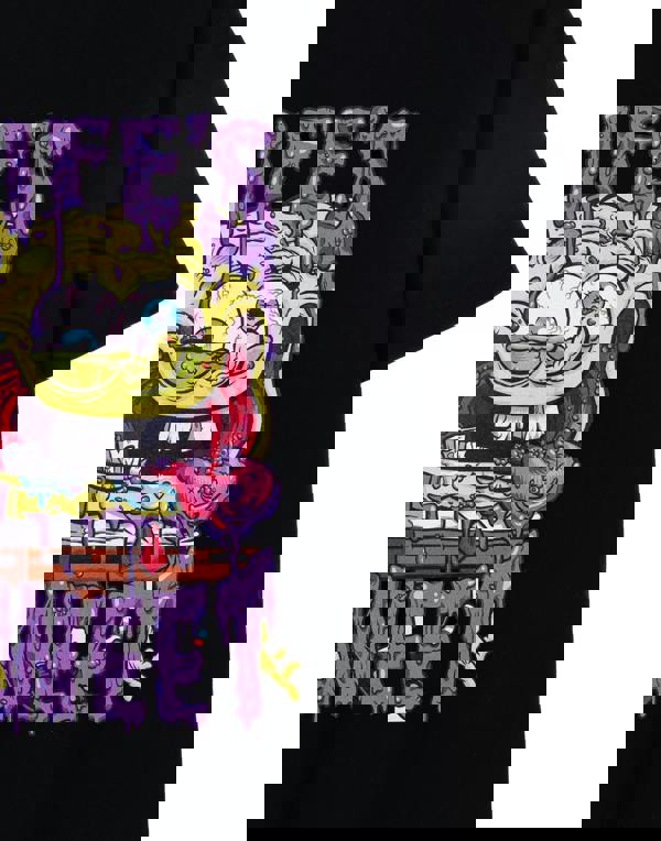 SpongeBob SquarePants Mens Black Life's Sweet Short Sleeved T-Shirt