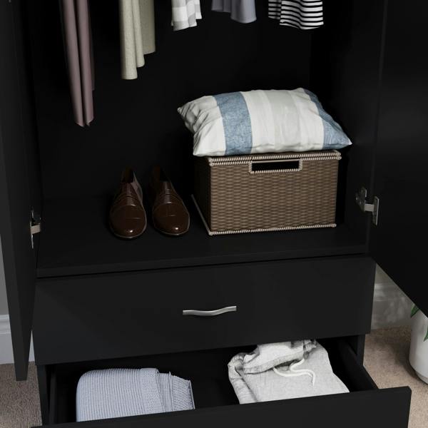 Vida Designs Riano 2 Door 2 Drawer Wardrobe