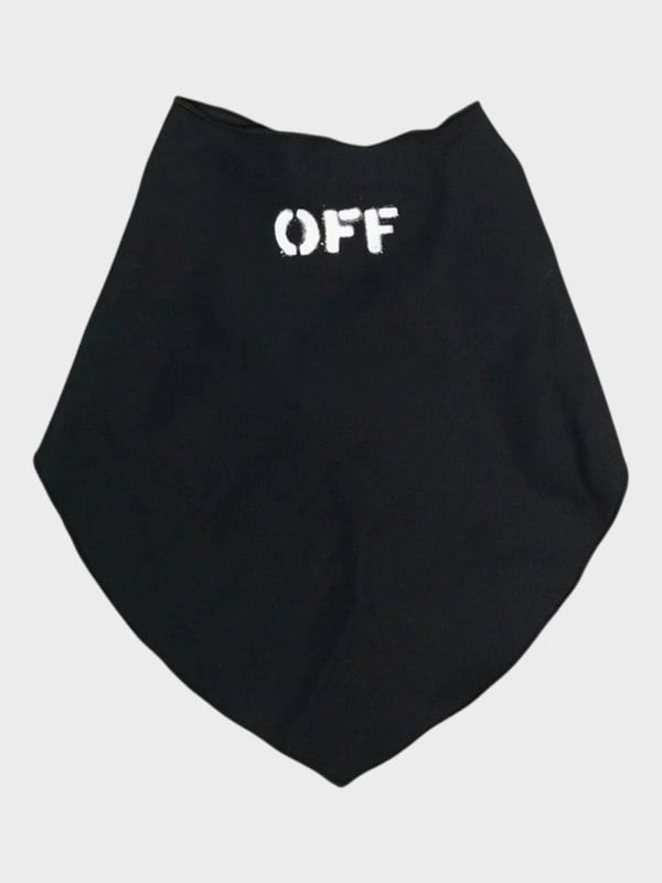 Off - White Bandana Face Mask - Supplied FashionOff - White