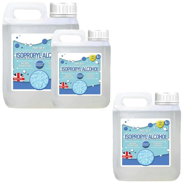 1 x 1 Litre IPA Strong Isopropyl Disinfectant Household Cleaner For Grease, Oil, Dirt & Dust