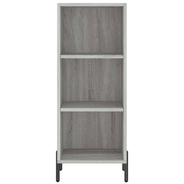 Berkfield Sideboard Grey Sonoma 34.5x32.5x90 cm Engineered Wood