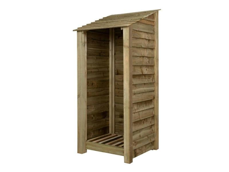 Arbor Garden Solutions Wooden Log Store W-79cm, H-126cm or 180cm, D-88cm
