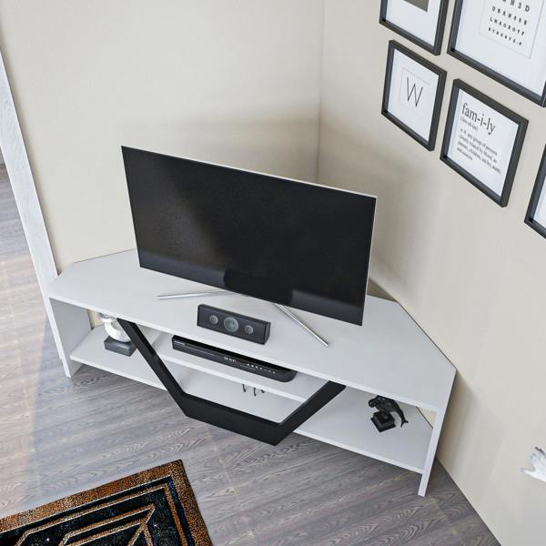 Decorotika Sares Modern Tv Stand TV Cabinet for TV's up to 55"